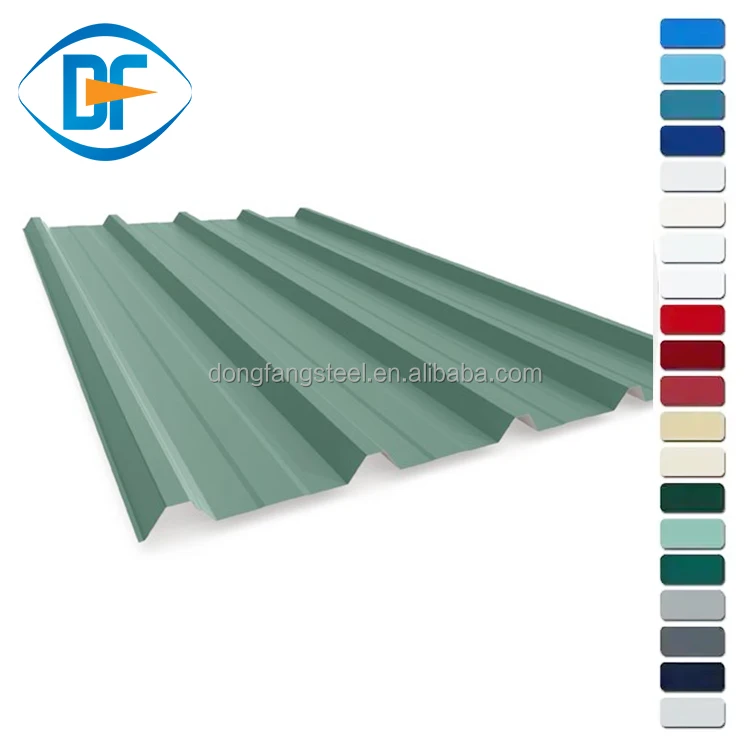 Full Hard Various Ral color coated steel PPGI Galvanized Steel Building Material Corrugated