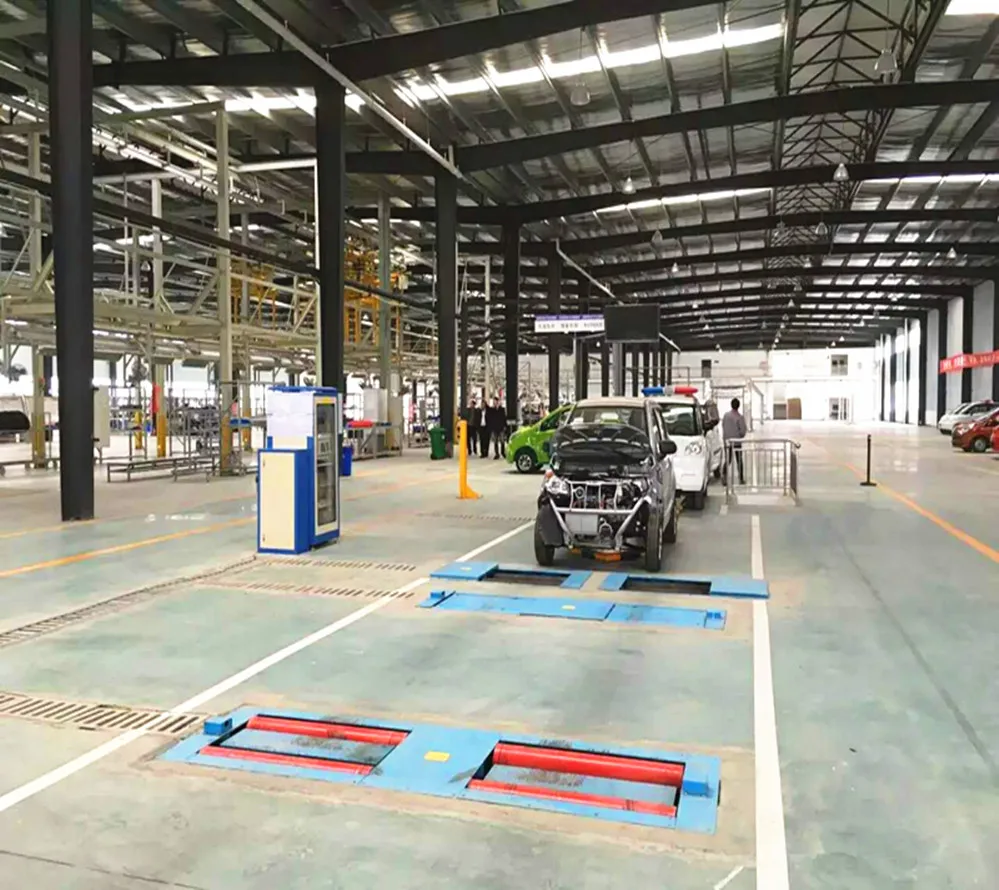 Automatic car/motorcycle/bicycle/tricycle test line testing equipment customaized