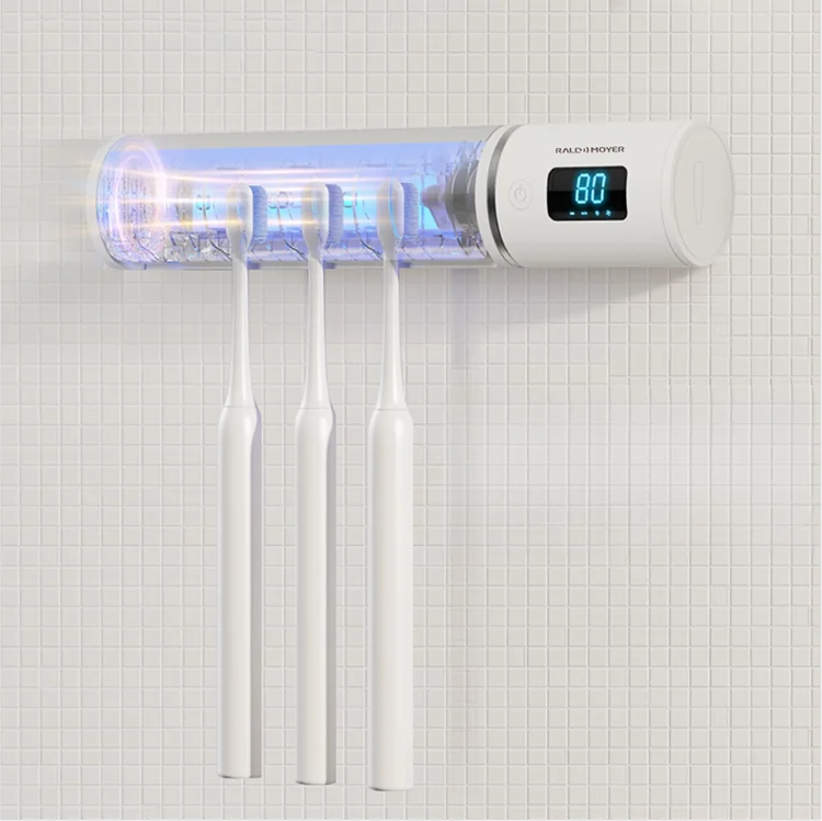 2023 New Arrivals Best Toothbrush Storage Smart Toothbrush Sterilizer Disinfector With UVC Sterilization Rechargeable Travel