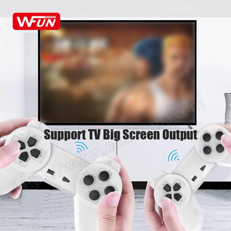 NEW Game Station P5 Retro Wireless Handheld TV Video Console Build In 1280 Games for NES Retro Game Console Support Av Out