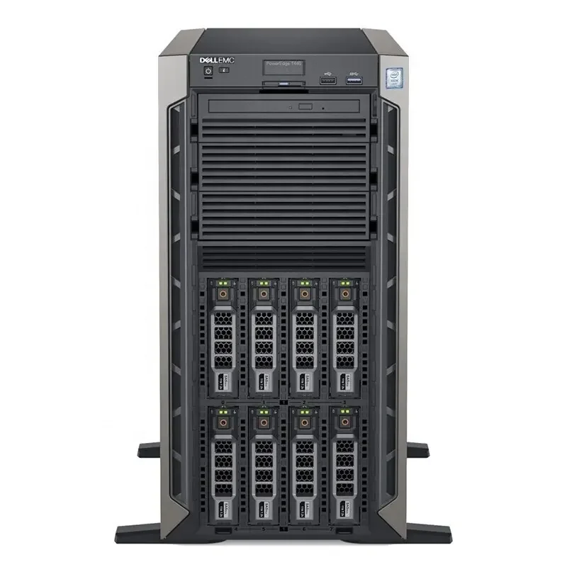 Серверы PowerEdge T440 Серебристые 4210*2/32G DDR4 16G * 2/2T SAS 7 2 K 2/H330/1100W Dual