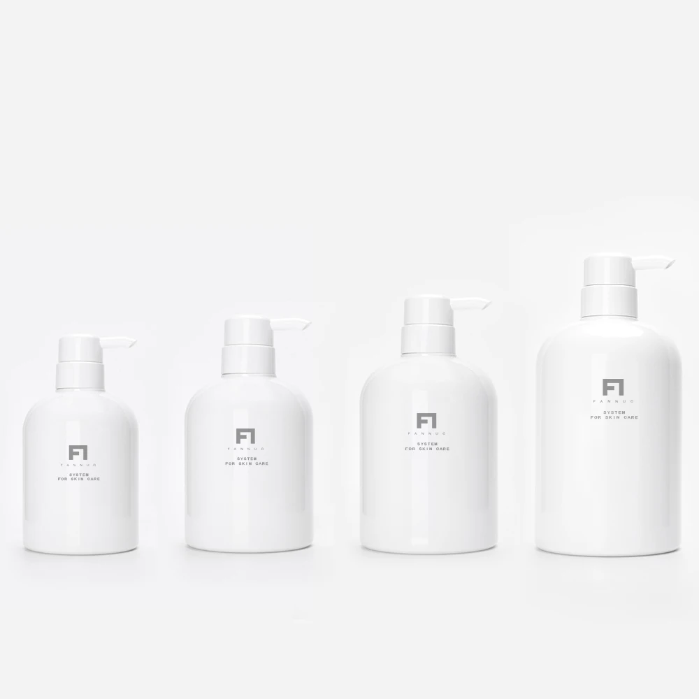 custom plastic bottle 300ml 500ml 400ml  600ml 800ml  skincare packaging custom disposable plastic bottle