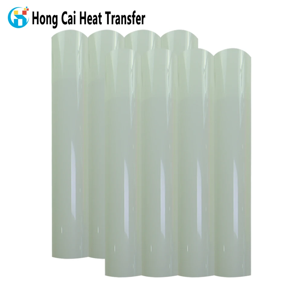 Hot Peel Dtf Luminous Printing Film 0.6*100m Photoluminescent Film Roll Glow-in-dark  PET Heat Transfer Film for Dtf Printer