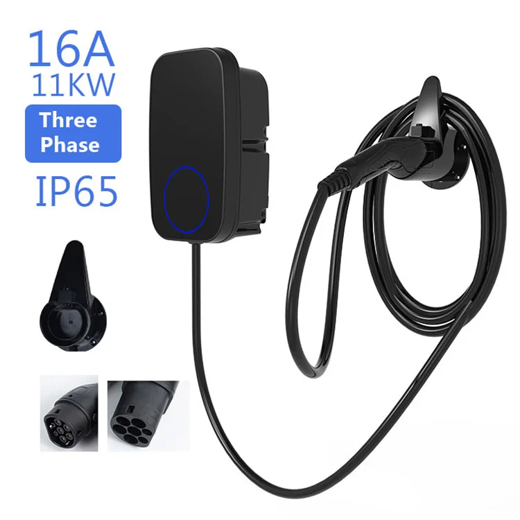 Хорошая цена зарядное устройство 11 кВт тип 2 3-фазная Автомобильная зарядная станция wallbox