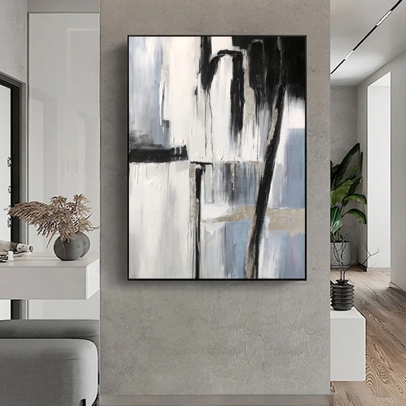 New product living room wall decoration abstract art fabric canvas pure hand-painted oil painting