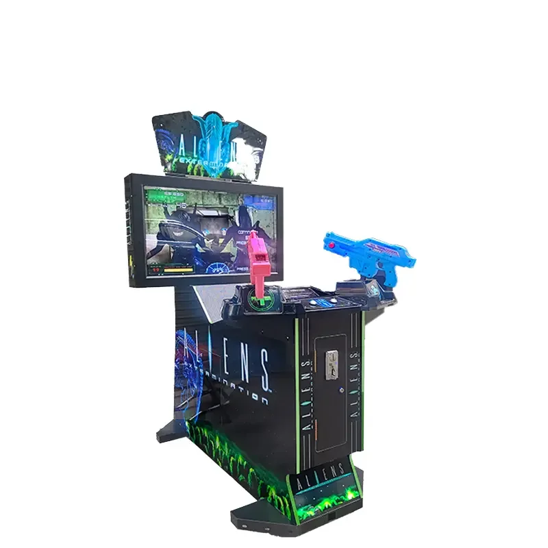 Factory wholesale hot selling fire full open 42-inch LCD 3-in-1 video shooting simulator adult shooting machine equipment