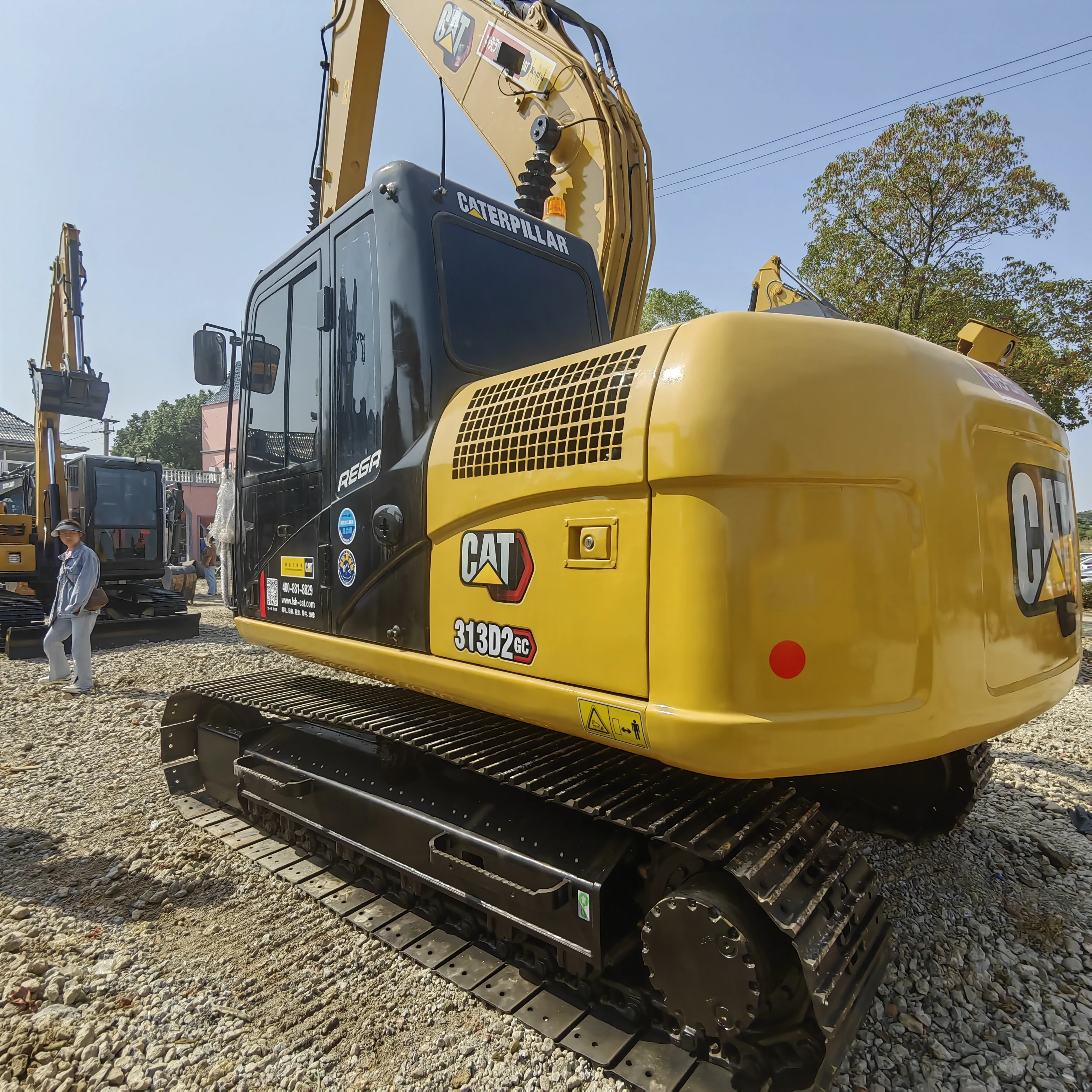 high quality used Original Caterpillar Original Caterpillar cat 313D2 13 ton machine in good Condition for sale