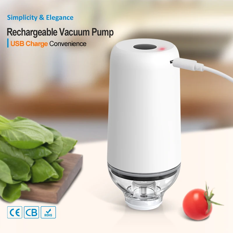 Micro USB 1500mAh Handheld Vacuum Food Sealer