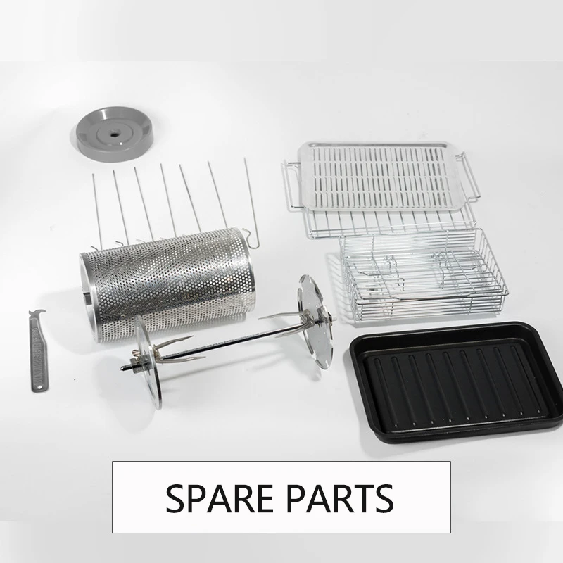 1200W household indoor smokeless grilled chicken roasted meat baking barbecue 4 in 1 electric grills with automatic power off