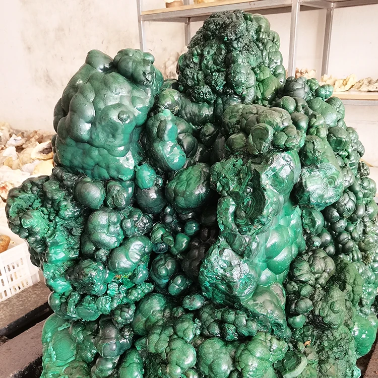 Wholesale Natural Rough Malachite Stone High Quality crystal Malachite Rock Raw Malachite  mineral Specimen for Home decoration