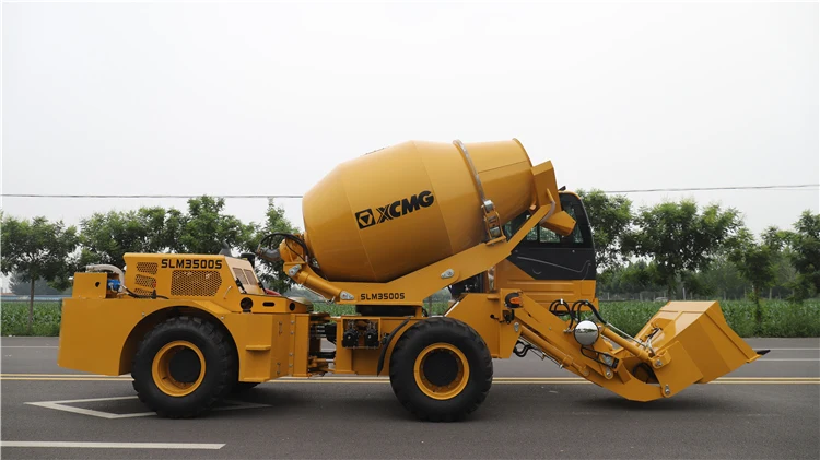 XCMG самозагружаемая Бетономешалка SLM3500S горячая распродажа 3 5 м3 мини-самозагружаемая цена