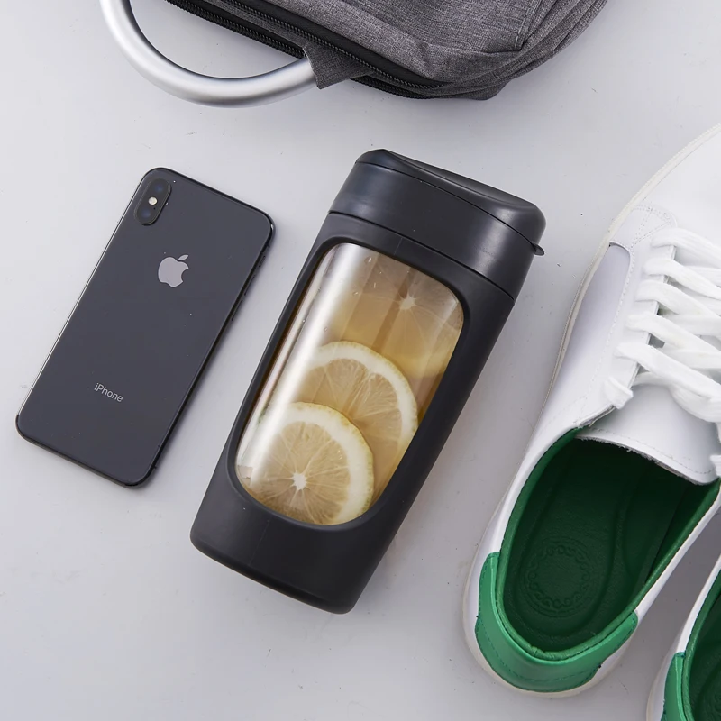 New Design Plastic Sport Fruit Infuser Soft Drink Juice Water Bottle