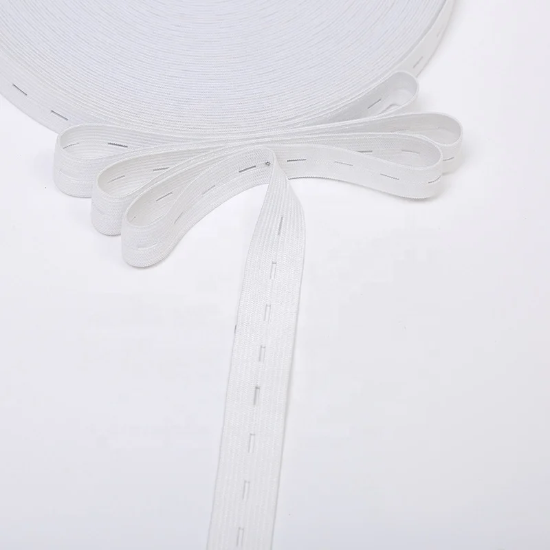 Knitting Elastic Band Tape with Button Holeunisexnhole Adjustable Elastic Band Extender Knitted Garment \ Jeans \ Shoes \ Bags\