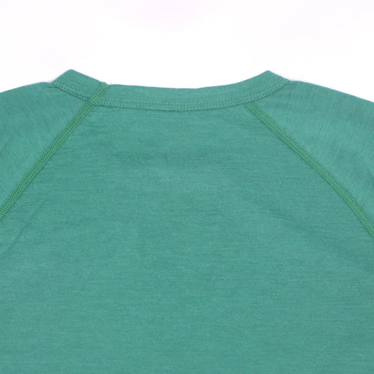 Wholesale Organic Merino Wool Sweatshirts Fleece Big Kids Boys Pullover Hoodie Loose Knit Hoodies with Raglan Sleeves