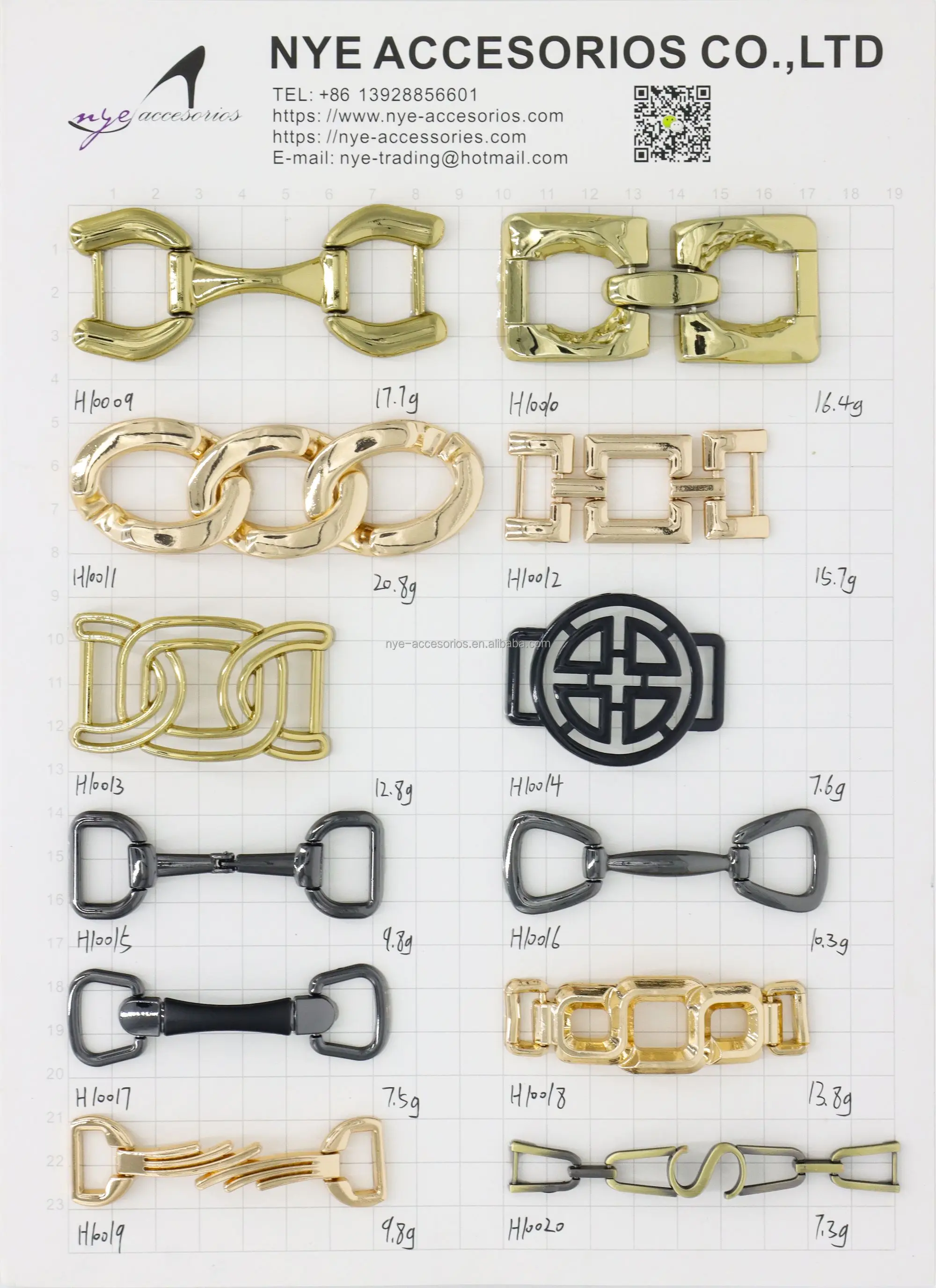 Metal Shoe Clasp Accessory   Alloy button chain  shoe clasp