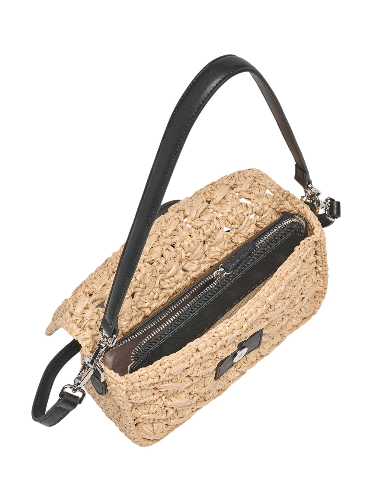 2024 new summer stylish women lady natural matte raffia straw hand made bag