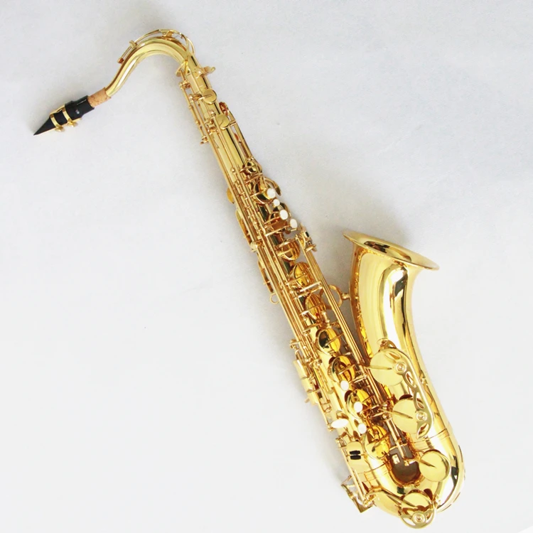 Tenor sax professional woodwind instrument with tenor saxophone case and other musical instruments accessories for sale