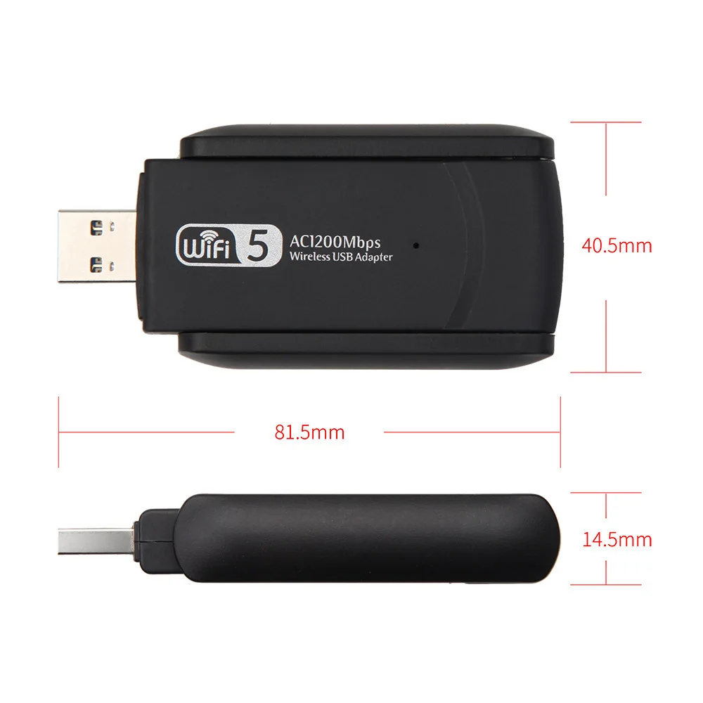 1200M dual-band Gigabit wireless network card 2.4G/5.8G notebook desktop WIFI signal receiver transmitter