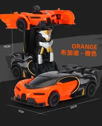 Deformation Robot Remote Control Electric Transform Car Toy Gift For Kids Educational Toys