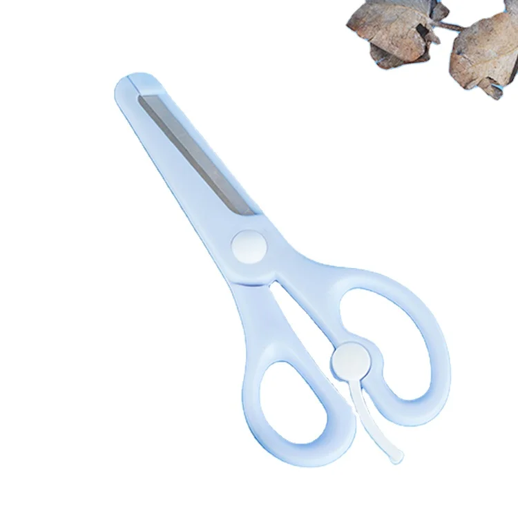 Walmart Explosion Scissors Office  Abs Material Kids Stainless Steel Mini Loop Scissors   Cutter For School