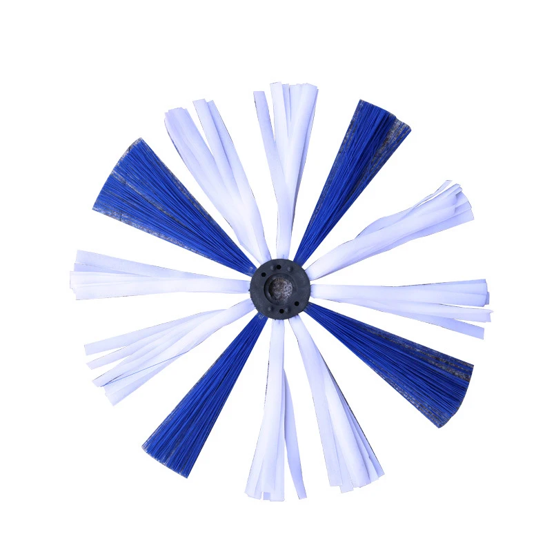 Customized Yellow Nylon Side Broom For Rotating Forklift Sweeper Brush