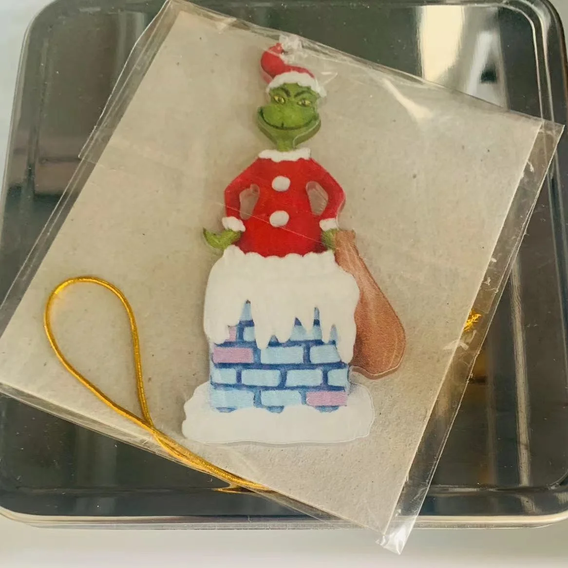 Wholesale Funny Christmas Decor Christmas Acrylic Green Grinchs Xmas Hanging Ornaments Tree Pendant Ornament Accessories