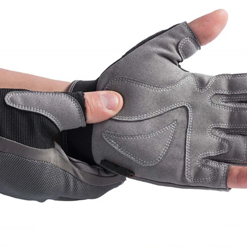 Breathable Non-slip Warm Polar Fleece Mesh Sports Cycling Gloves