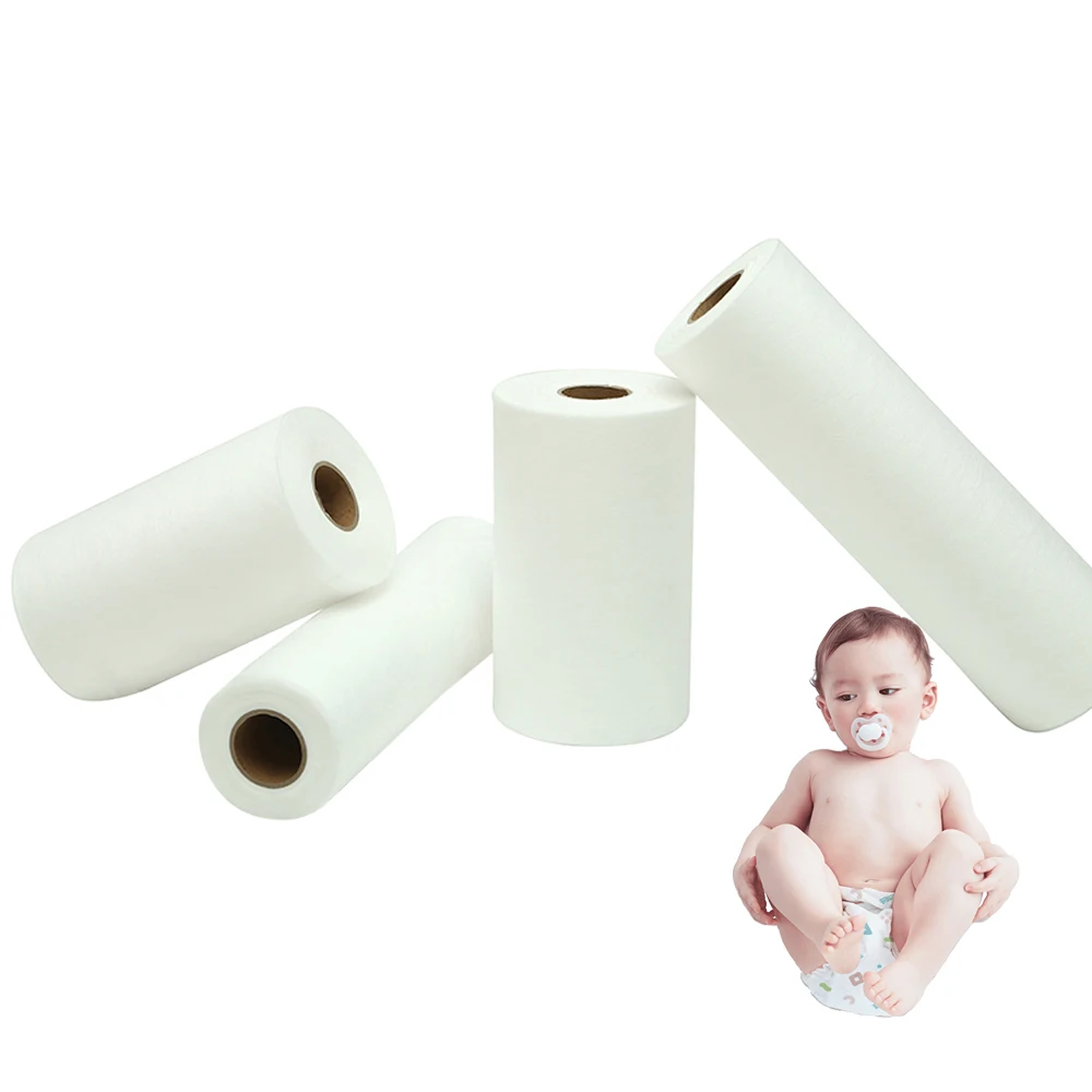 Biodegradable fabric BiComponent non-woven fabric roll  EP sheath/core bicomponent pp non woven meltblown nonwoven fabric