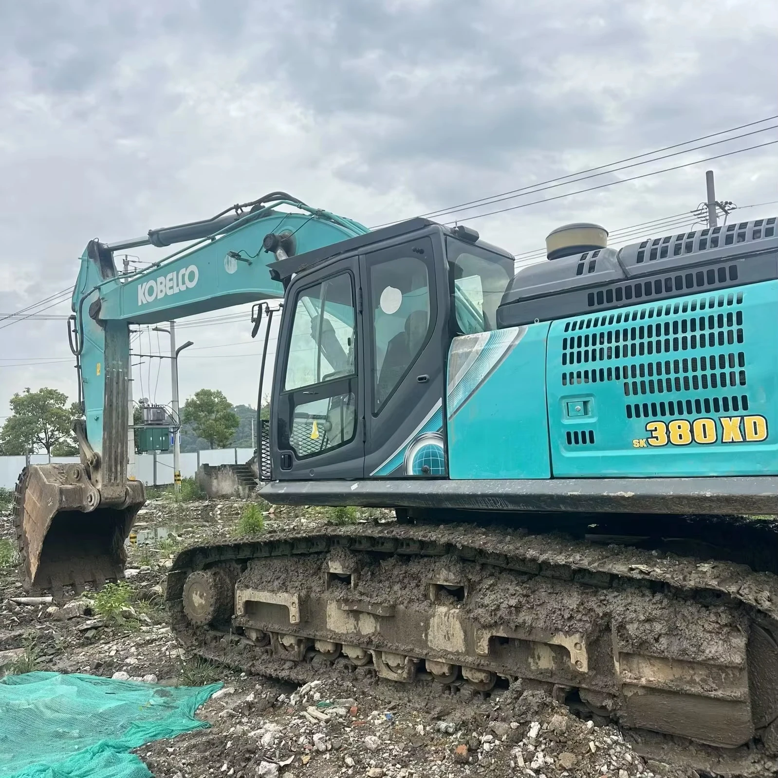 Б/у 80% новый экскаватор Kobelco 380-10 Лидер продаж быстрая доставка