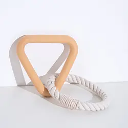 Manufacturers Eco Friendly Super Chewer pet accessories Rope Large Breed Haute Wild One Dog Triangle Tug Toy