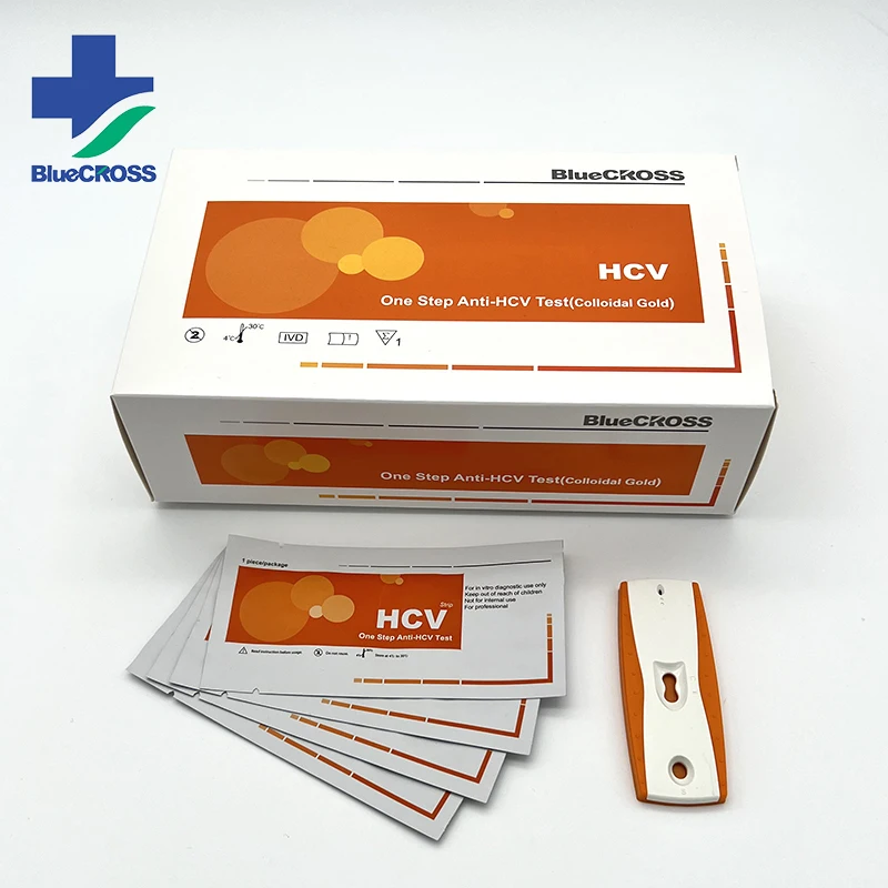 High Accuracy Long Shelf Time Rapid Hepatitis C Test Anti HCV Test Kit