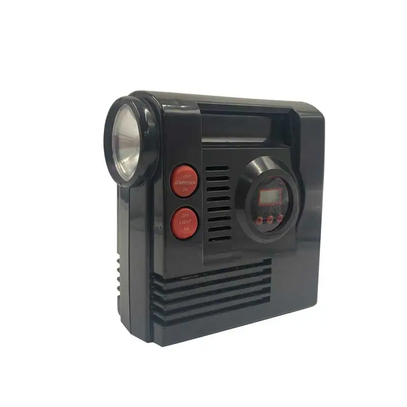 Protable car air pump 100psi tire inflator pump dc 12v digital car air compressor with LED light