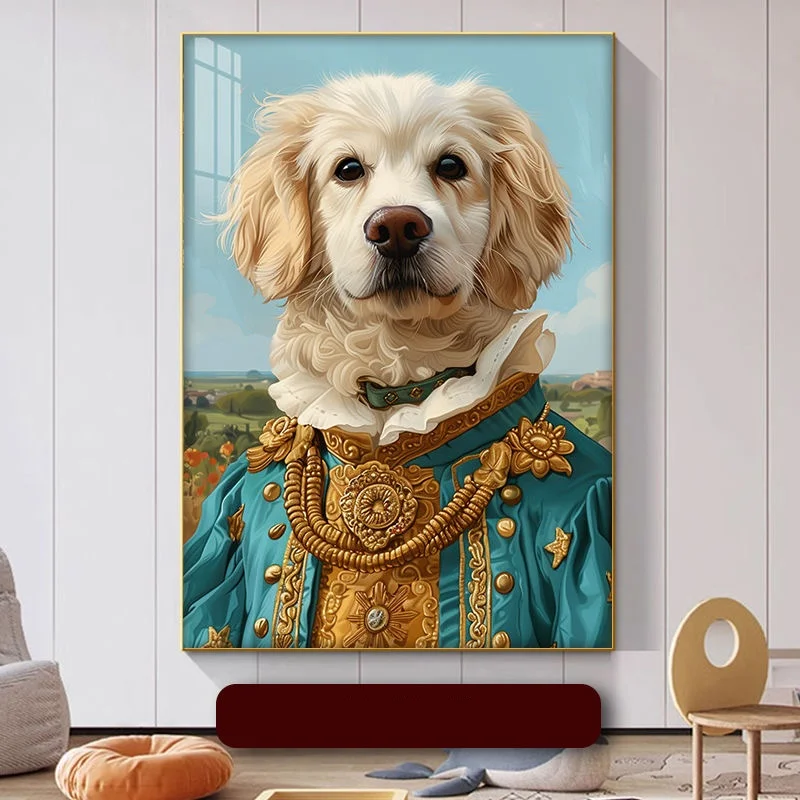 Customized Aluminum Alloy Frame for Pet Portrait Decorative Painting, Exclusive Pet Souvenir Design & Wholesale from Factory