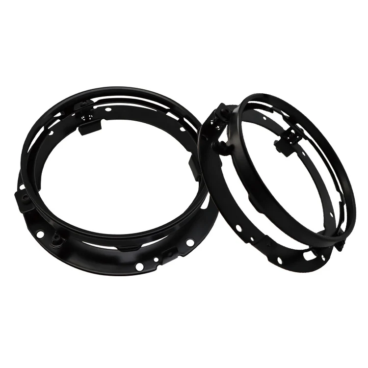 car accessories 7' led headlights bracket for jeep Wrangler led motorcycle headlight mounting bracket for harley