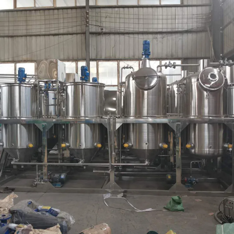 gold gravity refining machinery sunflower oil double refine processing machine palm kernel oil refining machine
