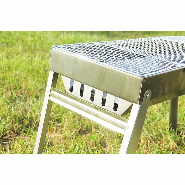 
Large 81cm outdoor portable square charcoal barbecue grill BBQ grills 