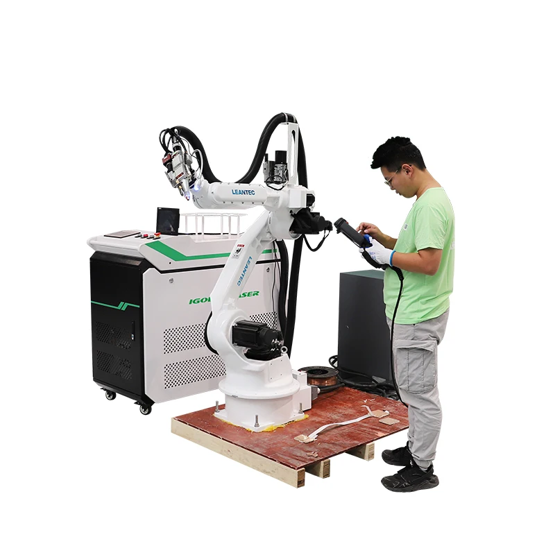 Laser Welder 3000W Automatic Robot Arm Fiber Laser Robotic Welding Machine For Corner Welding