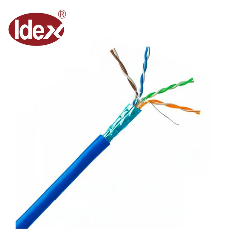 High Speed 10 GB Bulk Ethernet Cable 1000ft Cat6 F/UTP Plenum Cable with Bare Copper Conductor Cat6a Type Made of Copper