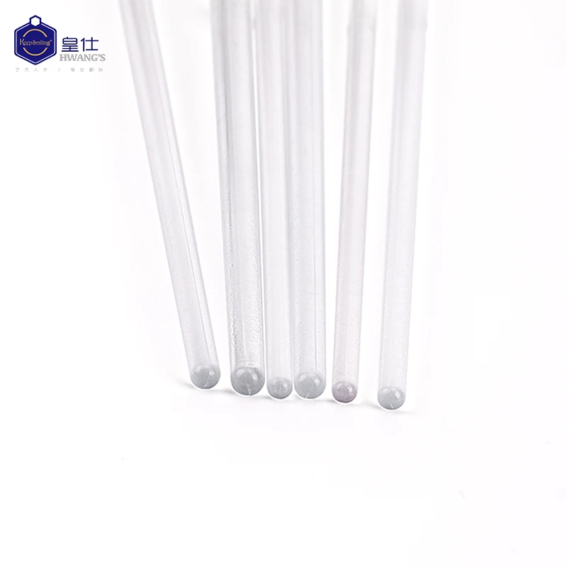 Keep Smiling 6pcs White Handle Nylon Hair Art Watercolor Painting Brushes Set For Painting