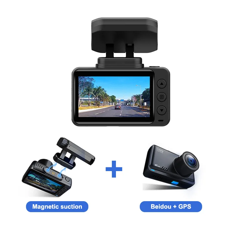 Новейший автомобильный черный ящик 2160P камера 4K HD Автомобильный видеорегистратор