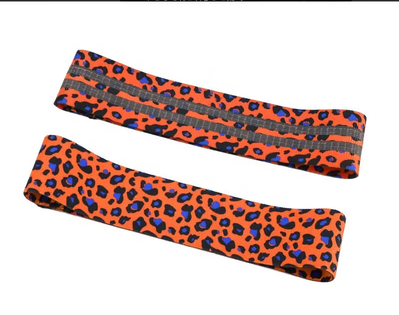 Леопардовый принт, сексуальная эластичная лента, тканевая круглая лента, новый цвет, Нескользящая лента для фитнеса и тренировок