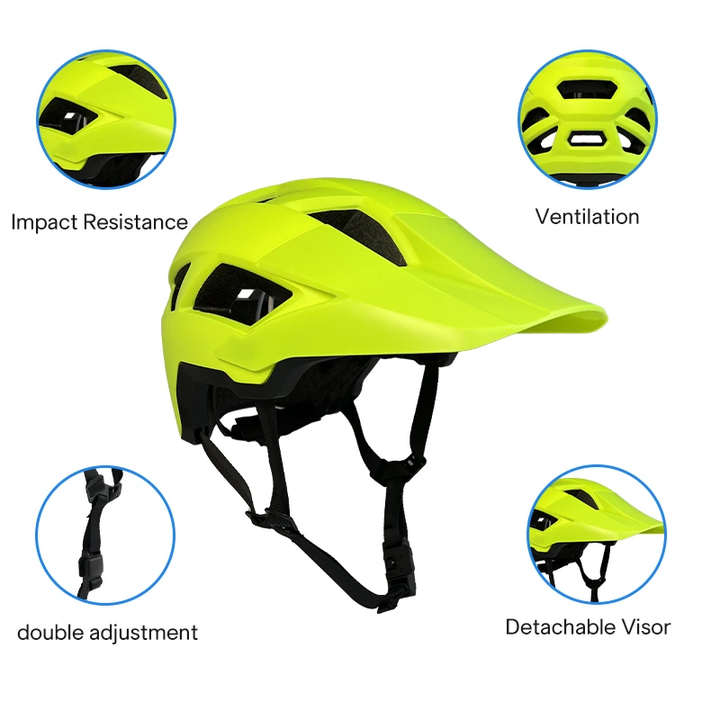 Shop Hot Selling Lightweight High Quality Yellow Green urban bicycle helmet
