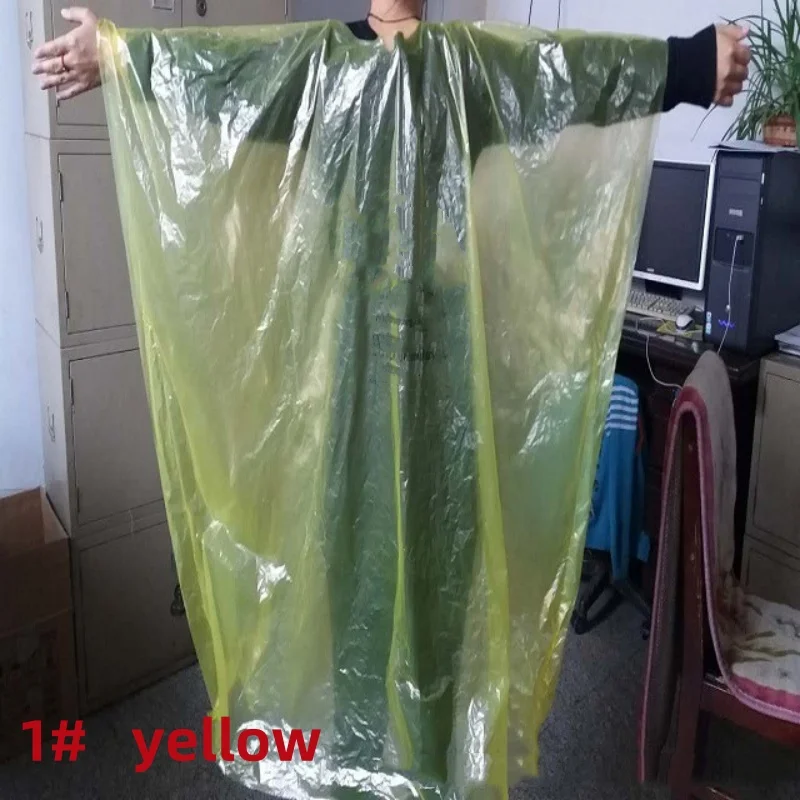 Hot Style Flame retardant raincoat disposable square one-piece hooded cloak raincoat 16 CFR 1611 flame retardant poncho
