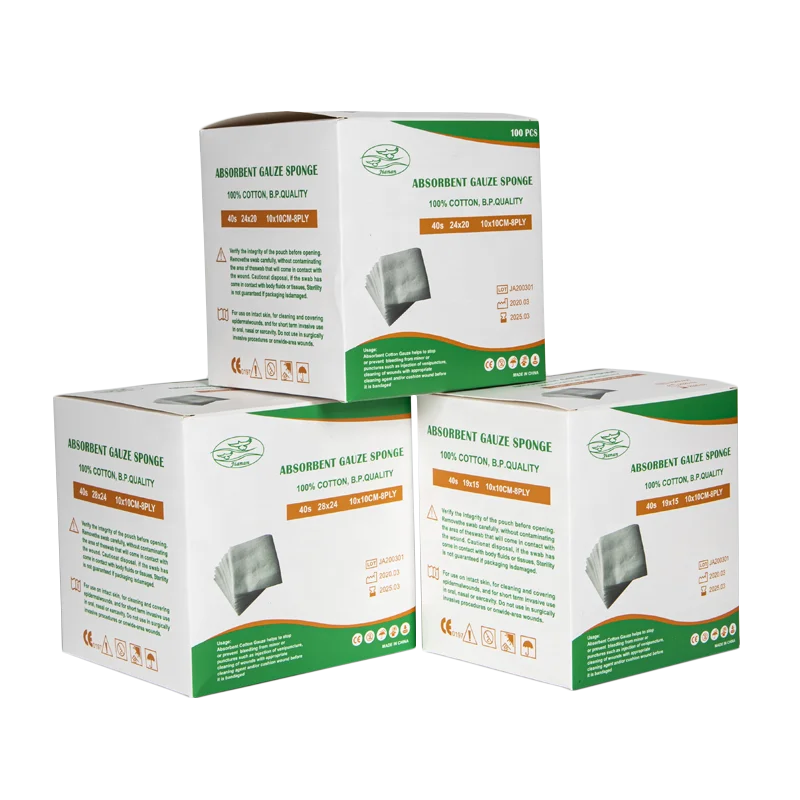 Sterile Gauze swab , gauze swabs ,Absorbent sterile  Gauze Swab 4'x 4'