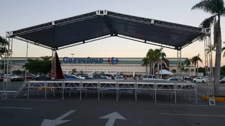 Событий сценическая стропильной системы алюминиевая ферменная конструкция этапа Малая сцена для крепежа осветительных