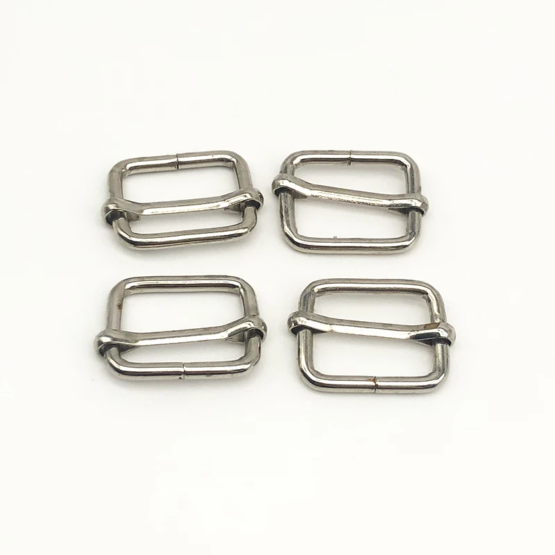 25mm High Quality Nickle Plated Iron Tri Glide Slider Buckle Hardware Rigging Adjustable Buckle For Bag Strap Sports Equipment