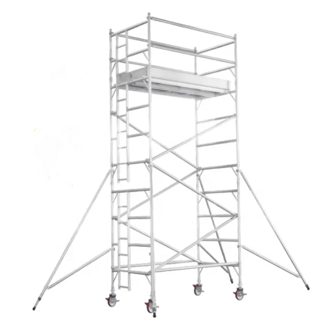 GS certified 10m indoor mobile scaffolding tower for decoration