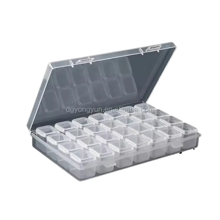 High Quality 7 Days Pill Box Separator with 28 Compartments Medicine Reminder Organizer