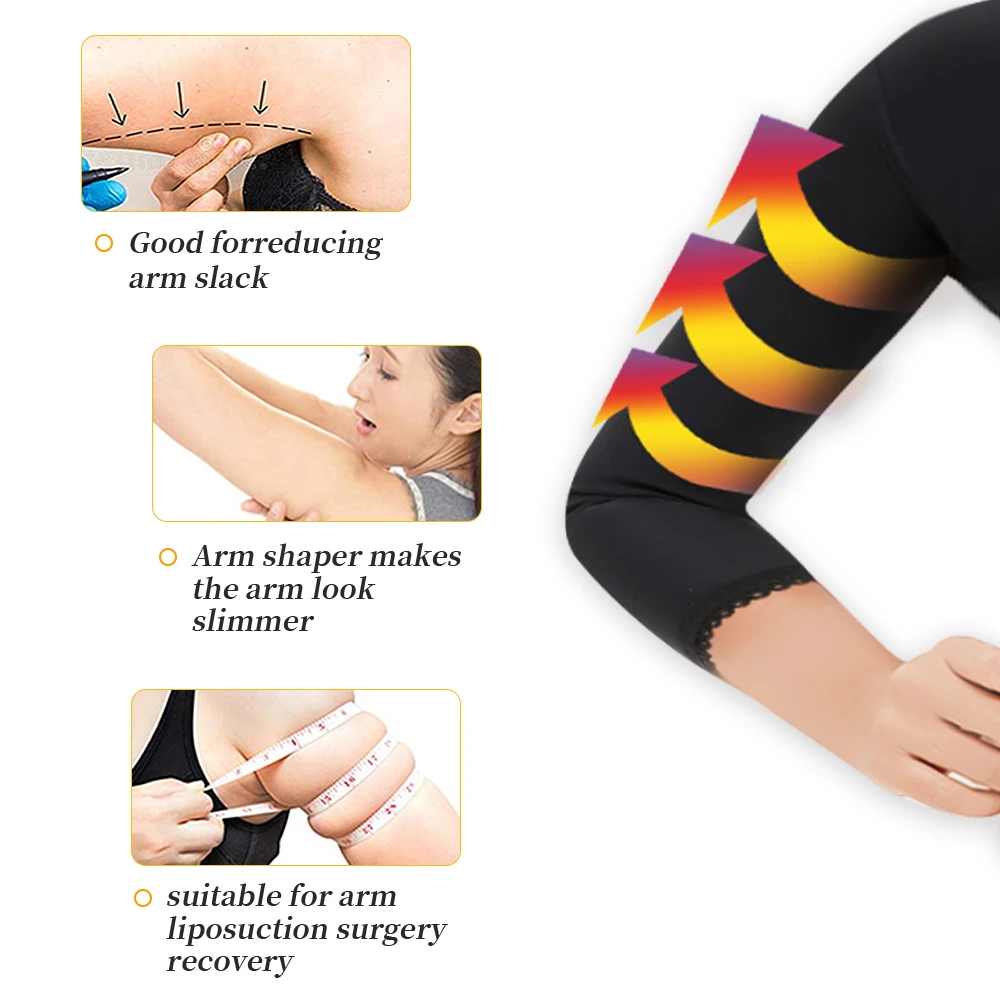 Wholesale Compression Sleeves Arm Upper Shape Post Surgery Tops Colombian Fajas Shapewear