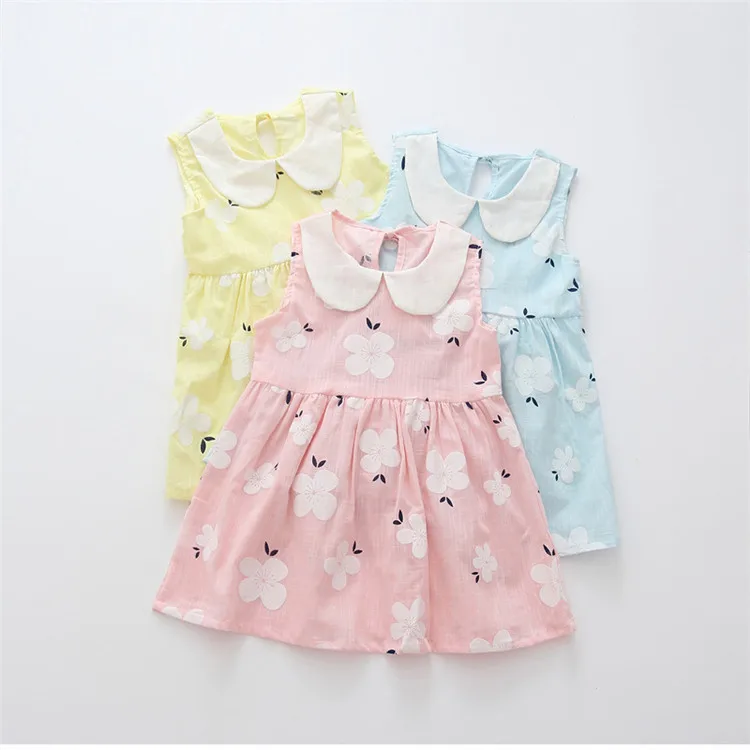 Newest korean girls dress little girls dress kids wear girls dresses